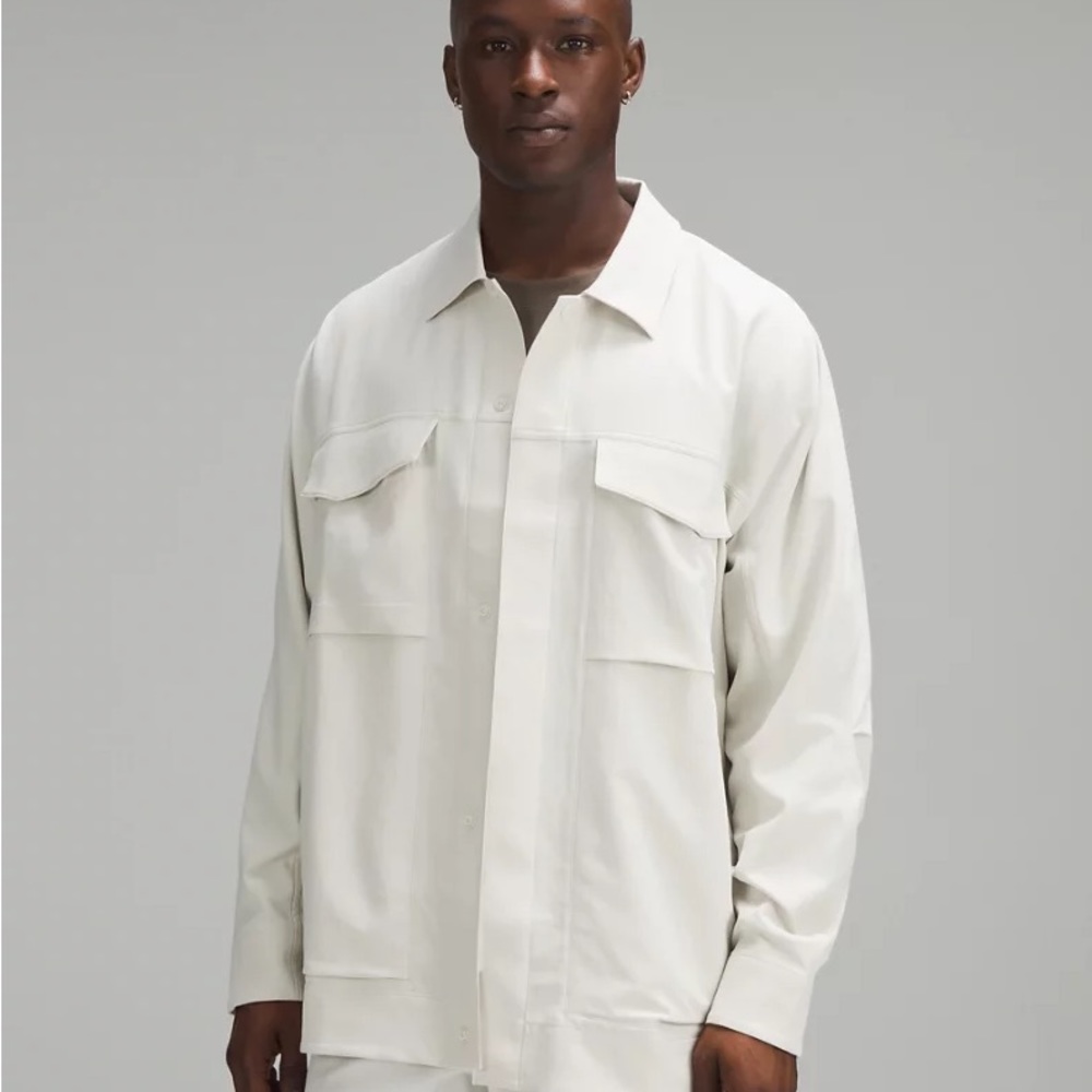 NWT lululemon Cargo Pocket Shirt Jacket, Bone